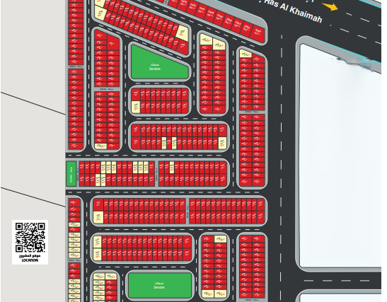 Three Adjacent Freehold Townhouse Plots for Sale in Manama near police station, Ajman
